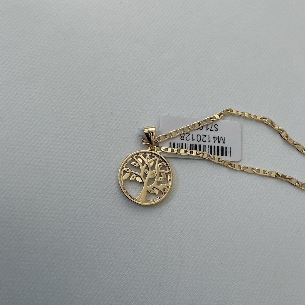 Gold Tree of Life Pendant Necklace